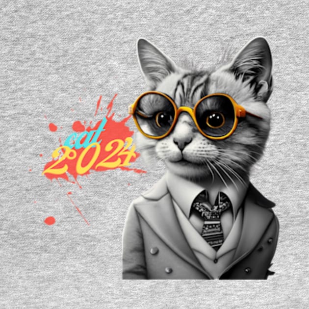 Elevate your style with this cute cat shirt that's perfect for showing off your feline adoration by Diverse4design